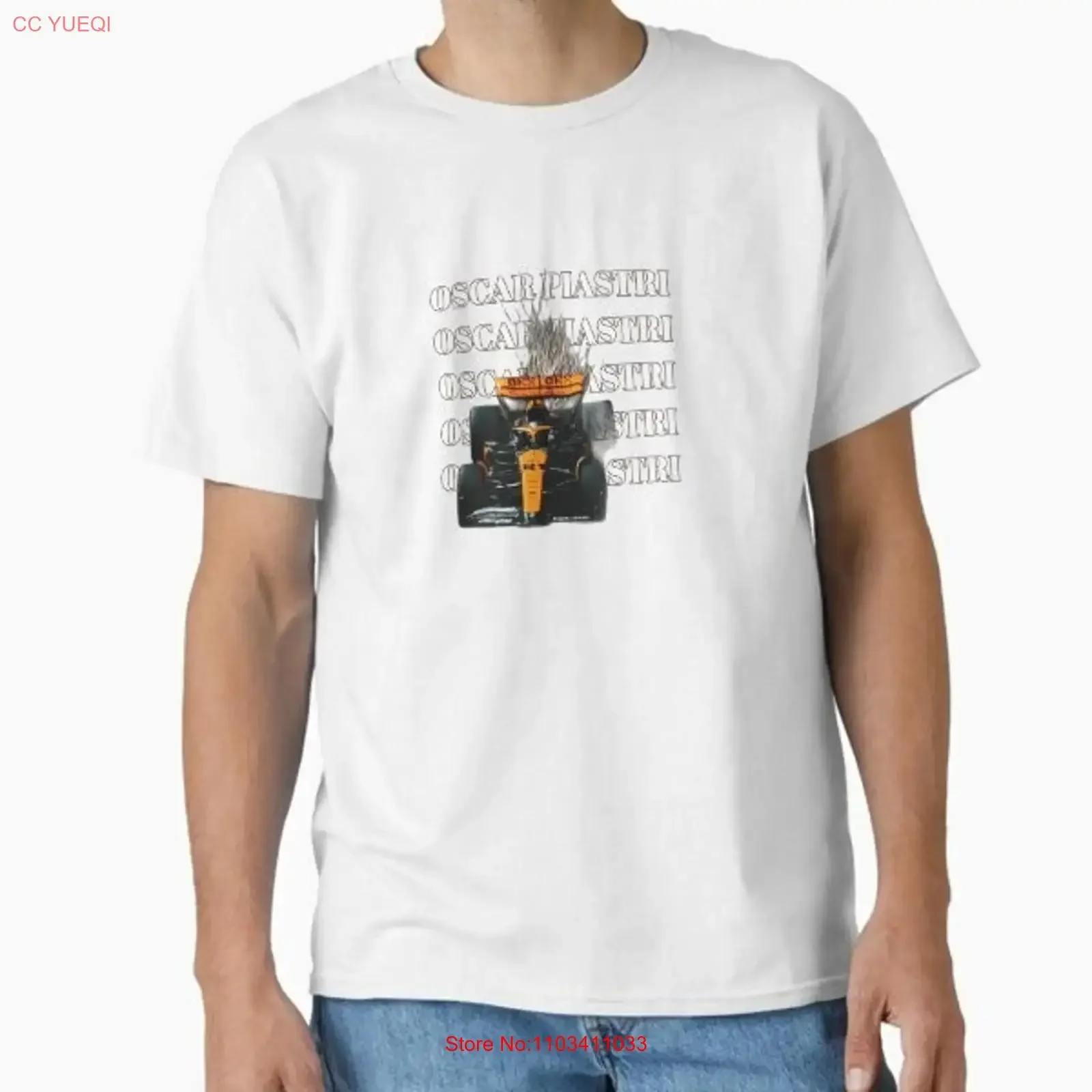 Классическая футболка с дизайном Oscar Piastri, сделано в США, размер S 2XL, винтажная стираная повседневная уличная одежда с графическим рисунком, универсальная