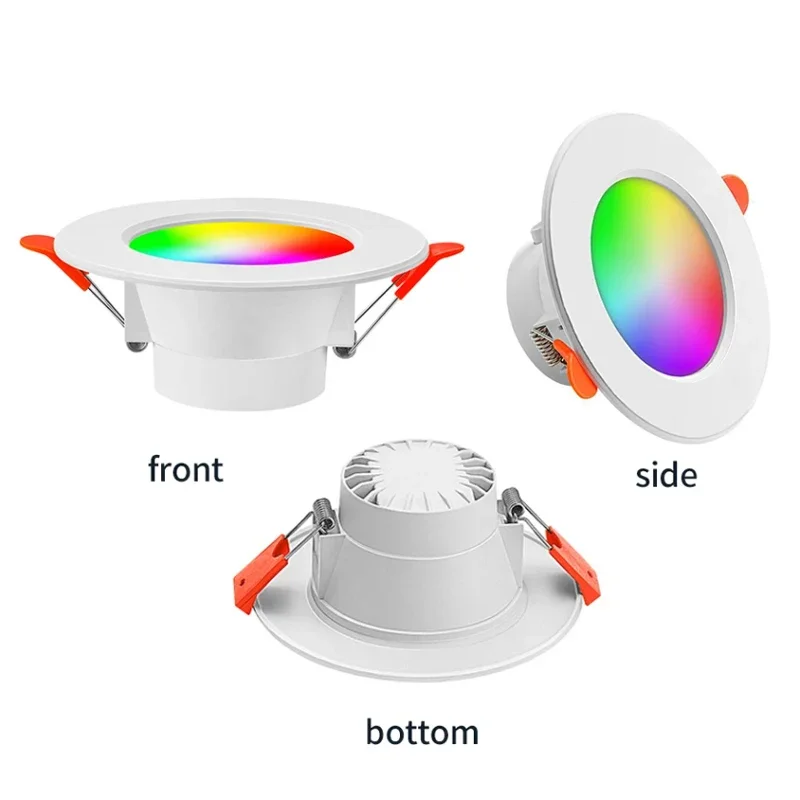 10W Corridor LED Downlight APP Control Smart Lamp Recessed Round Light  110/220V Dimmable Spotlight For Living Room Lighting