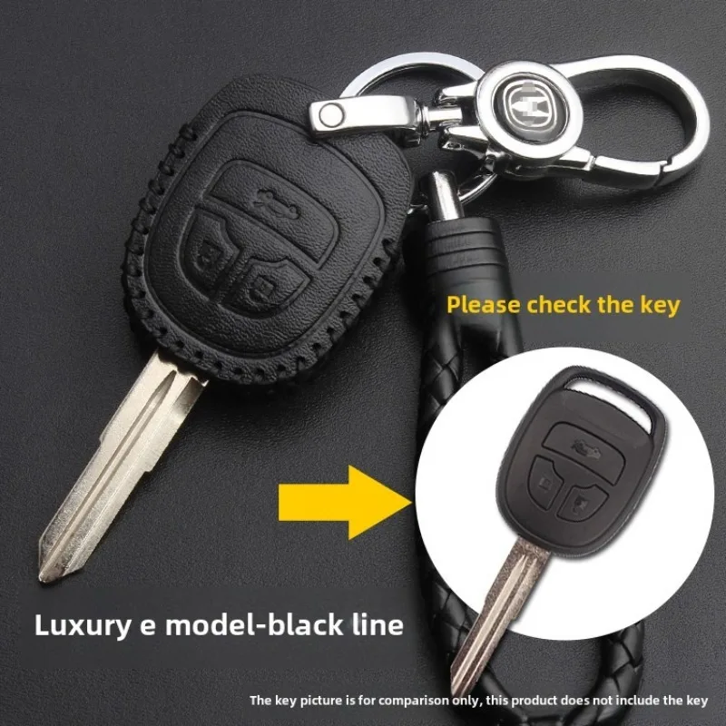 New For Changan Cs35 EADO RAETON ALSVIN V7v5 Raeton CC Cosmos Leather Key Case Key Cover Auto Parts Auto Supplies