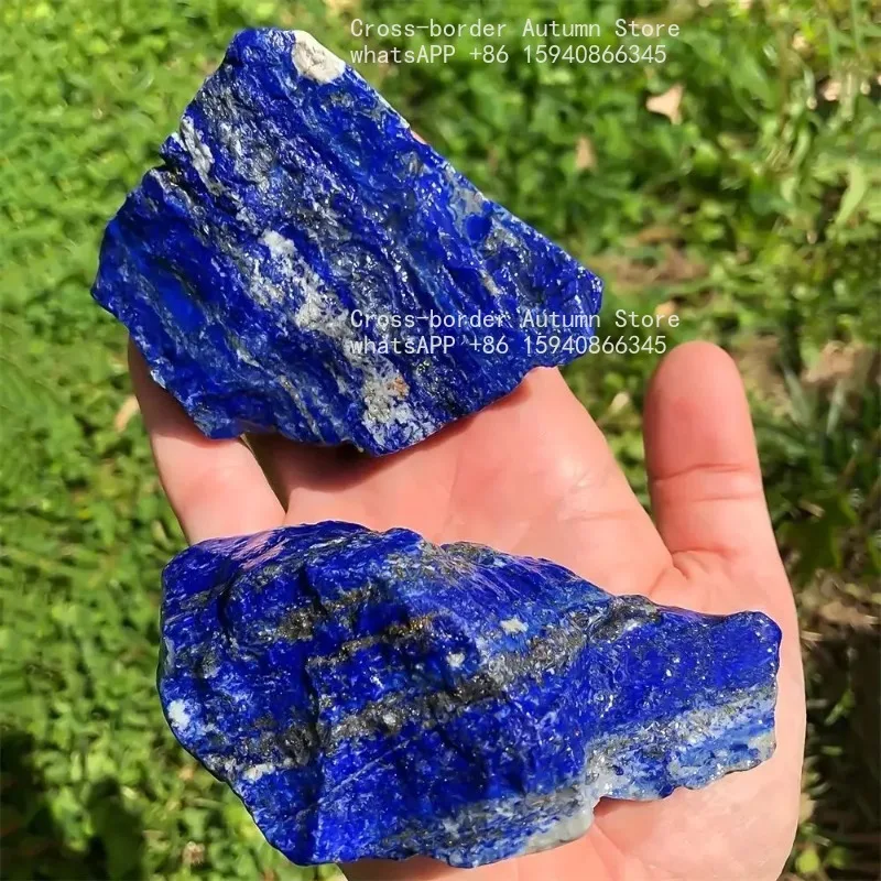 Natural Sapphire Raw Stones Blue Fire-Free Crystal Aromatherapy Diffuser Home Decorative Mineral Ore for Relaxation
