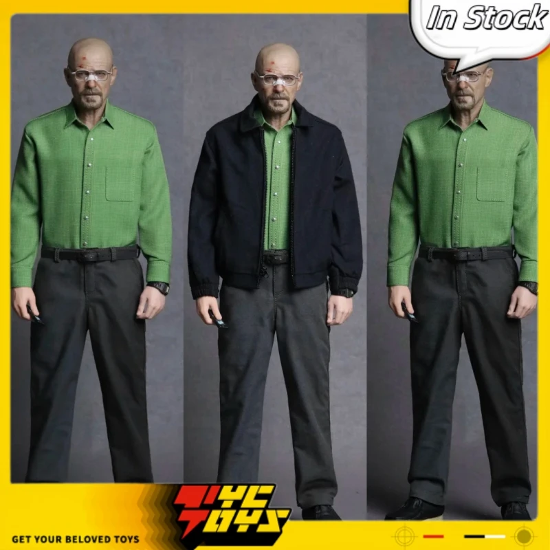 

TYCTOYS Brand New In Stock Original Black 8 Toys BK-006 1/6 Men Soldier Breaking Bad Old White Heisenberg Action Figure Toy Gift