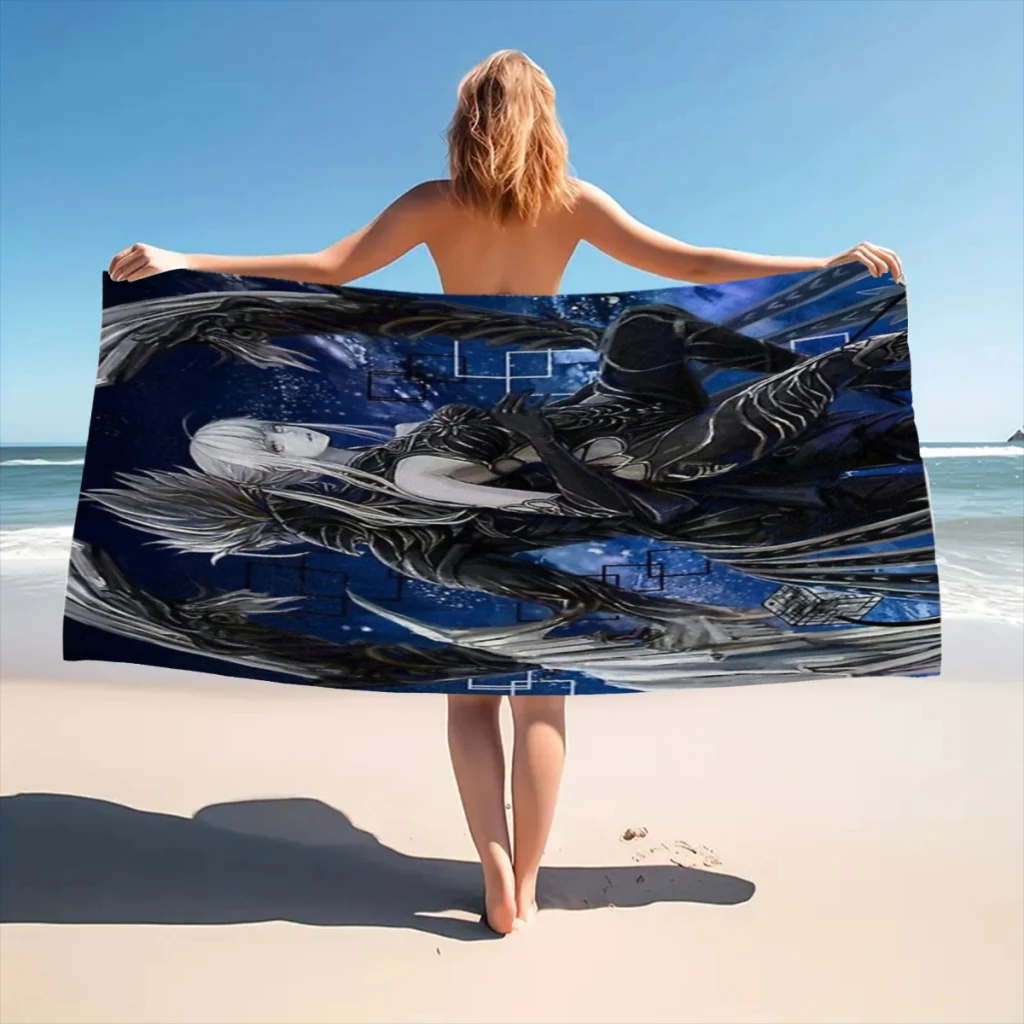 Quick Drying Beach Towels omega ff 14 Oversized 30x60inch Printing Towel Super Absorbent Pool Towel Blanket