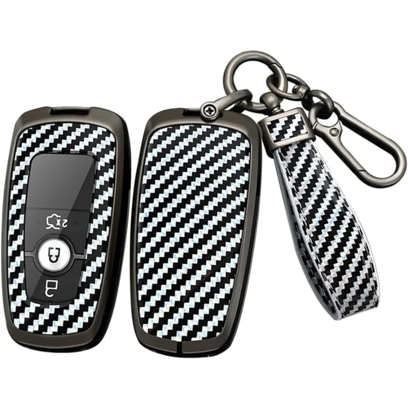 

Key Fob Cover Fit For Ford F-Series Edge Explorer Fusion EcoSport Ranger Escape Raptor Maverick Expedition,Car Key Case Fit For