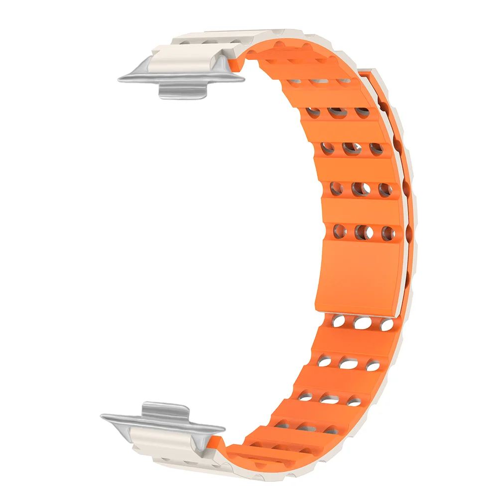 

Quick Release Magnetic Strap For Huawei Watch Fit3 with Breathable Air Holes Waterproof Silicone Sport Smart Watch Band Correa