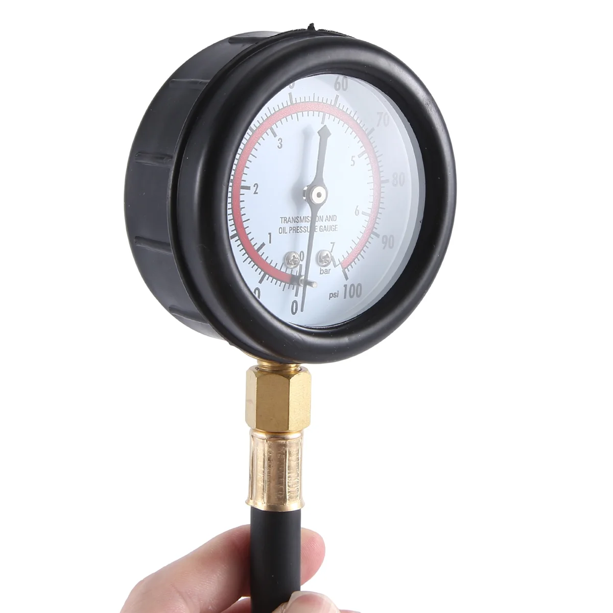 Car Fuel Pressure Gauge Car Gasoline Injection Tester Meter with 6.3 7.89 9.49 Connector Fast Connetion G