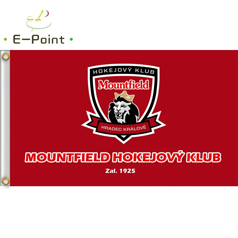 Флаг Чехии, хоккейная команда Mountfield HK, размер 3 фута * 5 футов (90*150 см), рождественские украшения для дома, флаг, баннер, подарки
