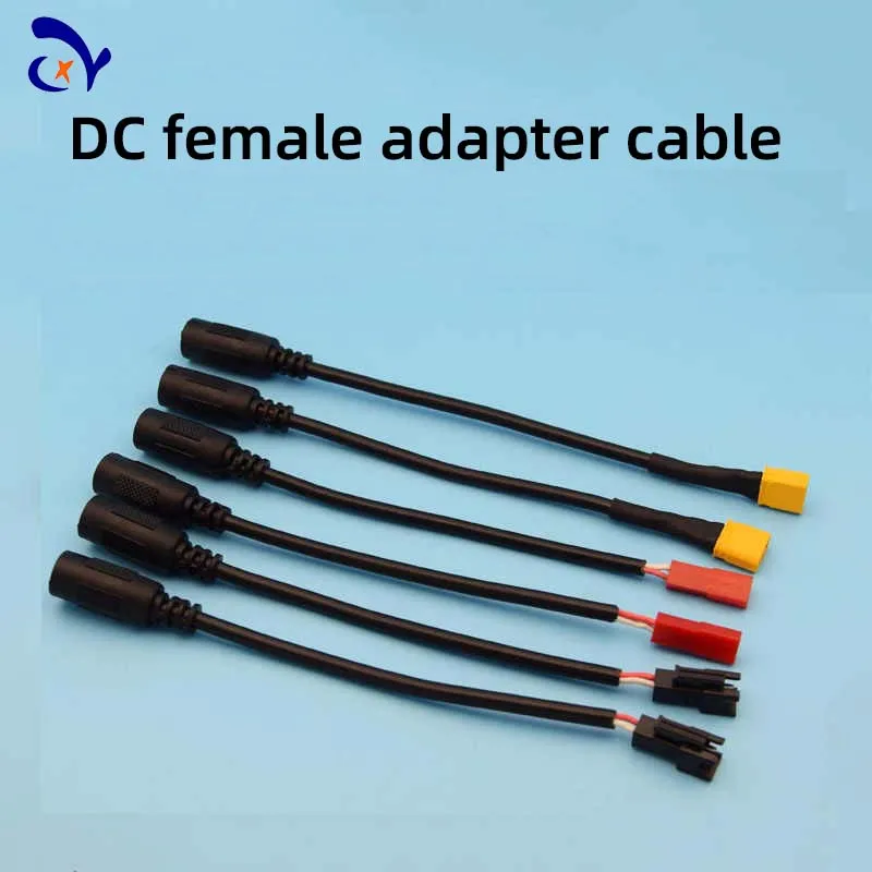 Female head 5.5*2.1 Model image transfer silicone wire battery XT30 drone XT60 T plug