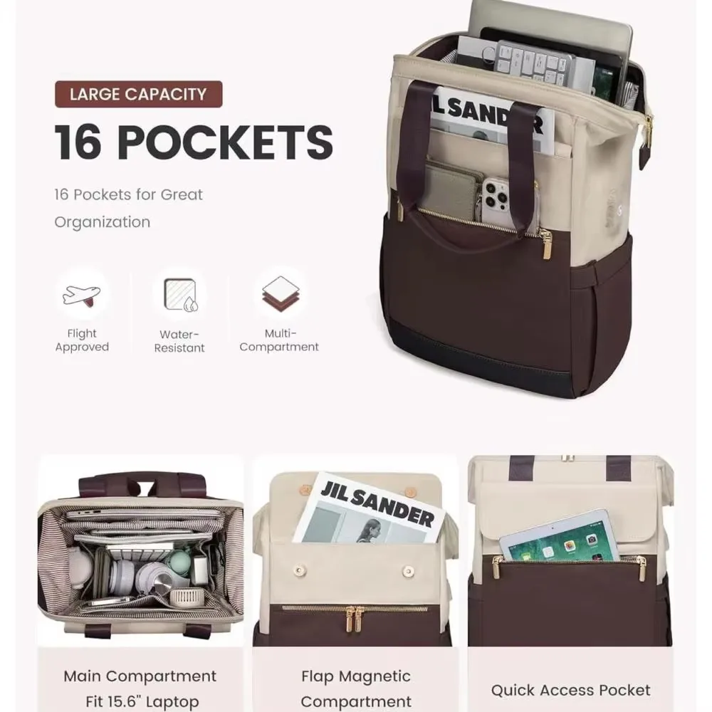 

Backpack new cute backpack for female college students, small backpack that can be carried by hand, lightweight and casual commu