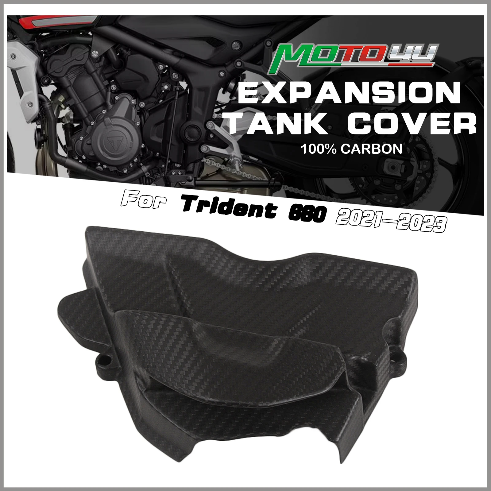 For Triumph Trident 660 Trident660 2021 2022 2023 Sprocket Cover Full Carbon Fiber Side Chain Cover Protector Motorcycle refit
