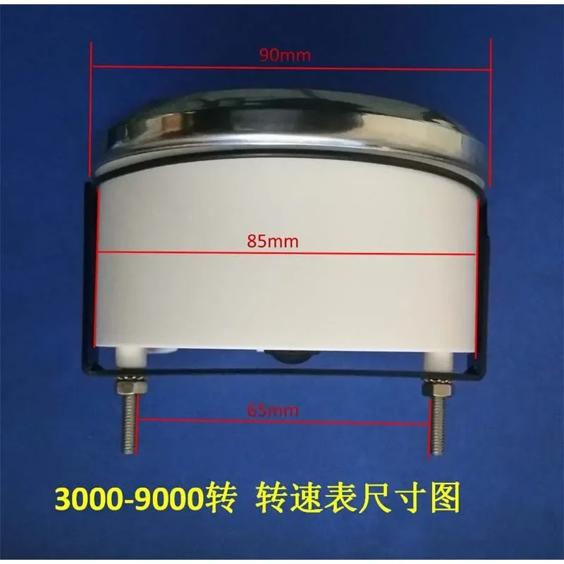 Di-esel tachometer W signal excavator agricultural vehicle loader engine speed sensor 1-300 teeth adjustable
