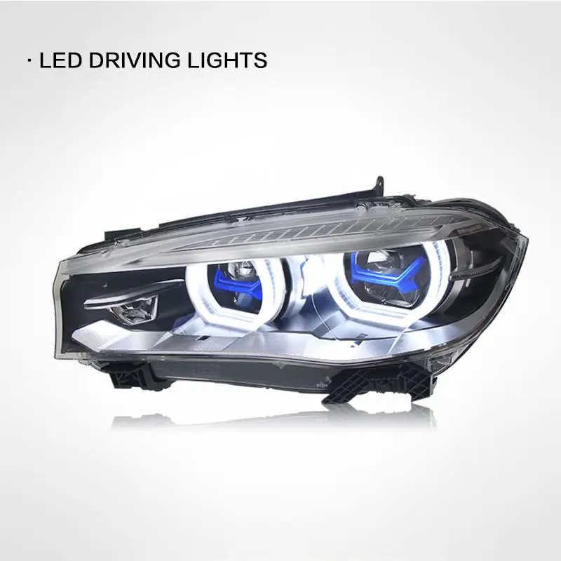 New Plug and Play Full Headlight for BMW X5 F15 2014-2018 with Computer System Adaptive LED Headlamp Farol