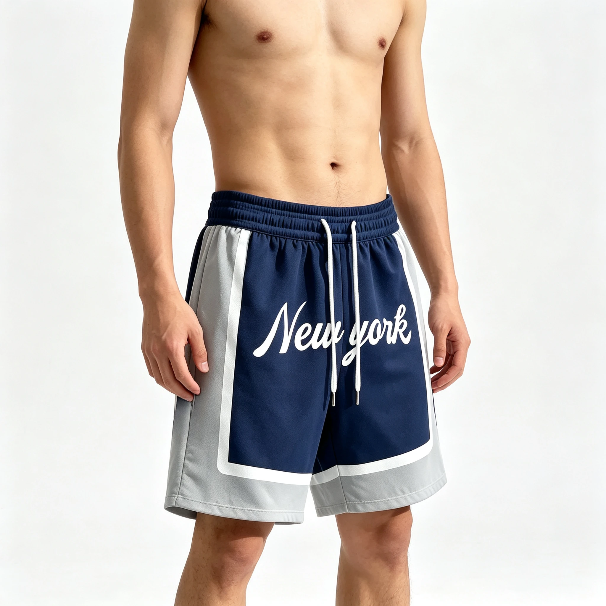 New York Graphic Print Basketball Shorts Casual Sports Shorts for Gym Streetwear Summer Daily Life Outings Travel Soccer Moto
