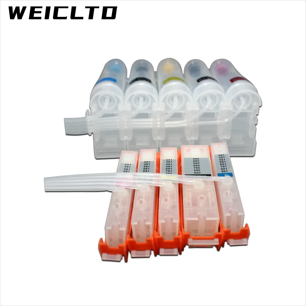 AP PGI-780 CLI-781 5Color Ciss System for Canon PIXMA TR8570 TS707 TS8370 TS6370 Printer with Permanent Chip