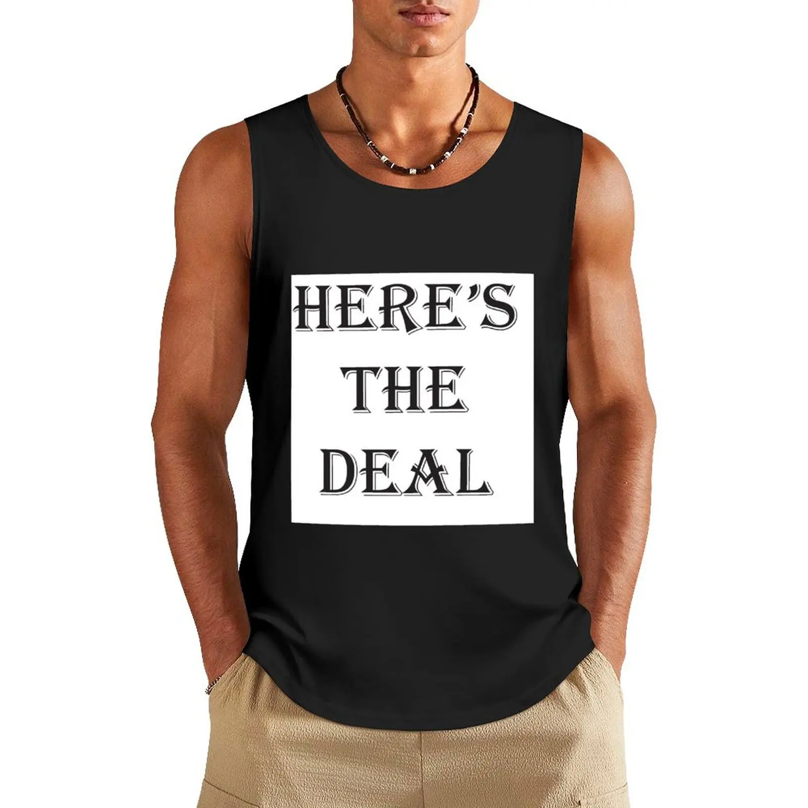 

deal, Tank Top gym accessories man anime gym
