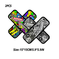Creative Patch to block scratches car sticker brand graffiti bandage personalized funny decorative car body stickers