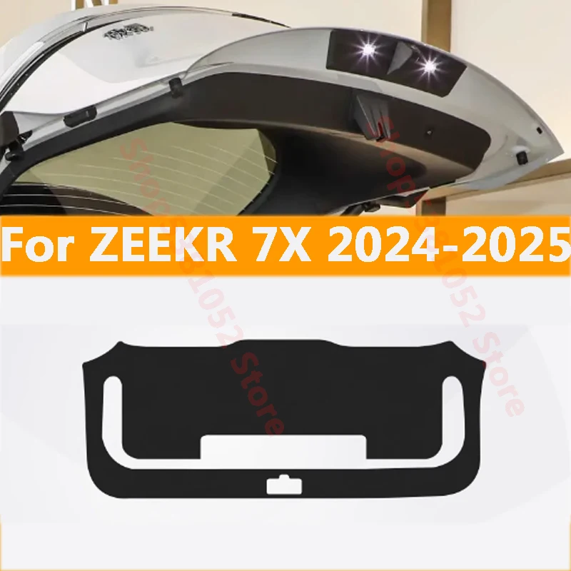 

For ZEEKR 7X 2024 2025 Car PU Leather Tailgate Protection Film Guard Sticker Anti-Scratch Trunk Door Decoration Accessories