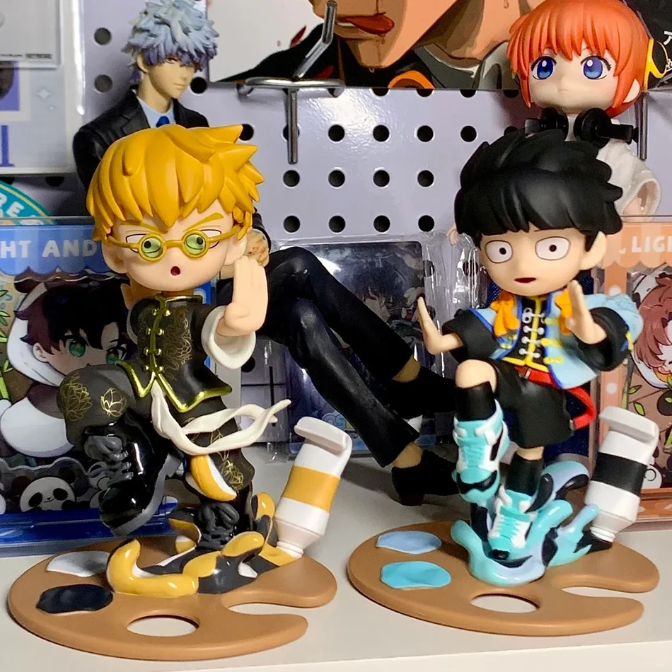 Em estoque original mob psico 100 figuras de anime gk reigen arataka q edição kawaii modelo boneca ornamentos de mesa brinquedo colecionável