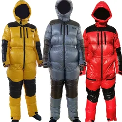 LIPEAN Outdoor Waterproof Mountaineering Down Jacket Hiking Expedition Down Suit for 8000m Mountain -40degree