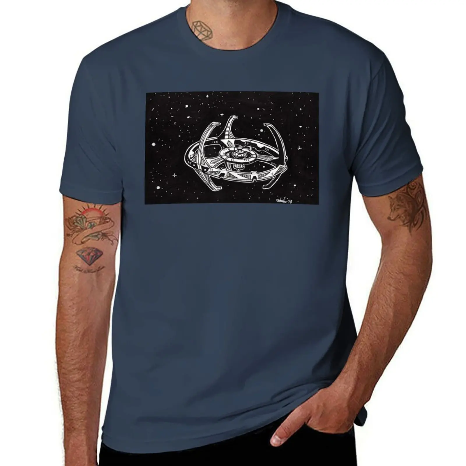 Inktober 2018 Star T-Shirt Basic Tee Shirt for Everyday Outfit