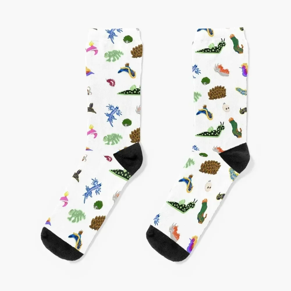 World of Nudibranchs Socks colored custom Socks Girl Men's