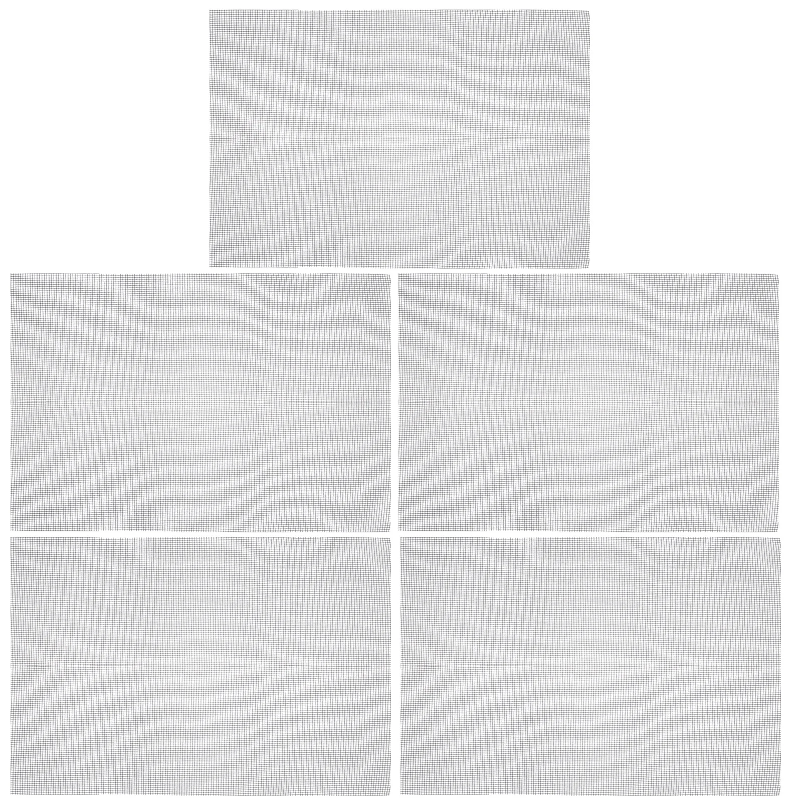 

5 Pcs 20x30cm Flower Pot Mesh Pad Black Bottom Hole Drainage Succulent Plant Bonsai Soil Leak Prevent Ventilated Breathable