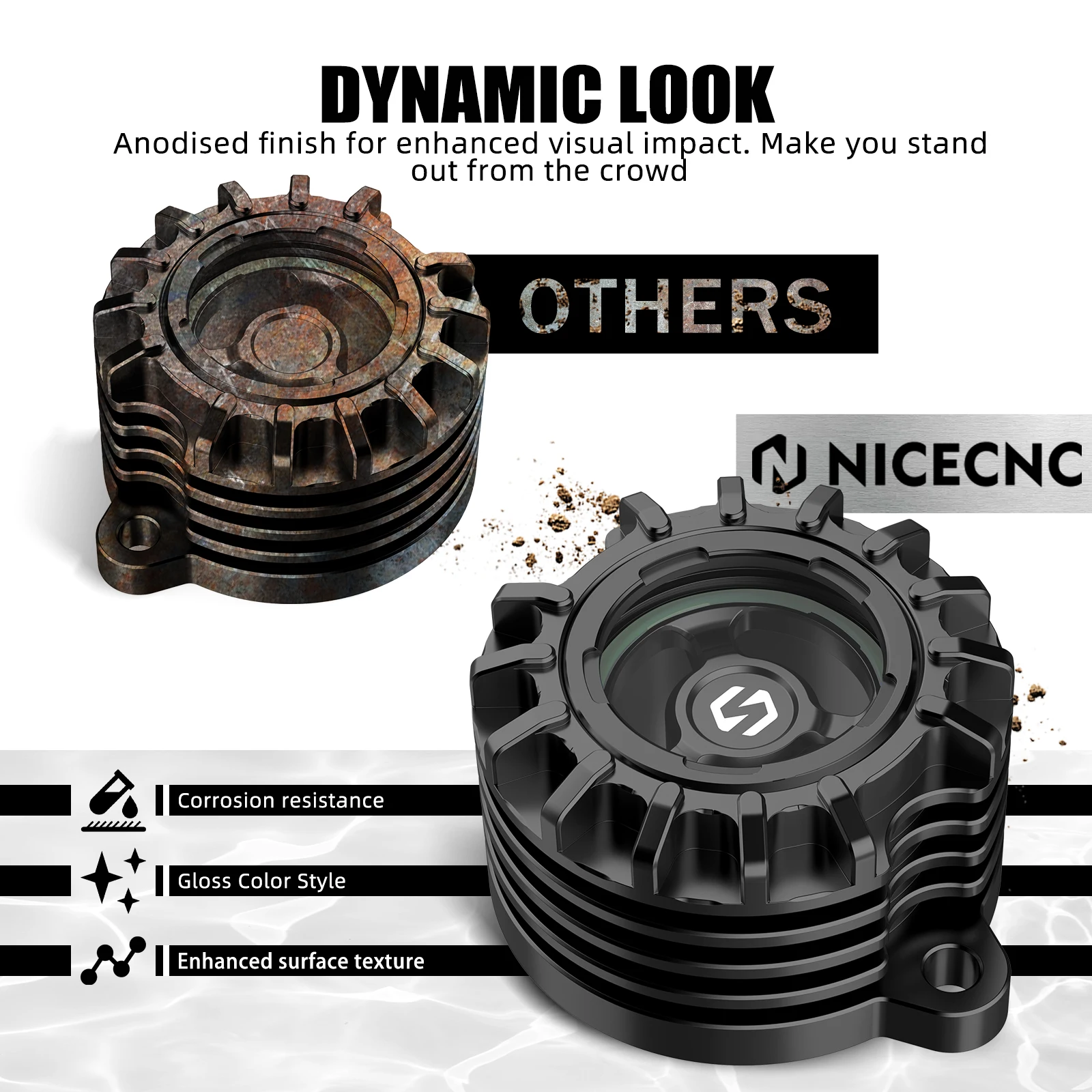 Per KTM 690 Enduro R SMC R 2009-2024 Coperchio del filtro olio motore 690 Supermoto /R Husqvarna 701 Enduro/Supermoto GasGas ES SM700