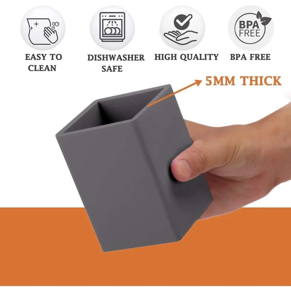 Pens and pencil holders, 5mm thick silicone pencil holders, keep your workspace clean and organized