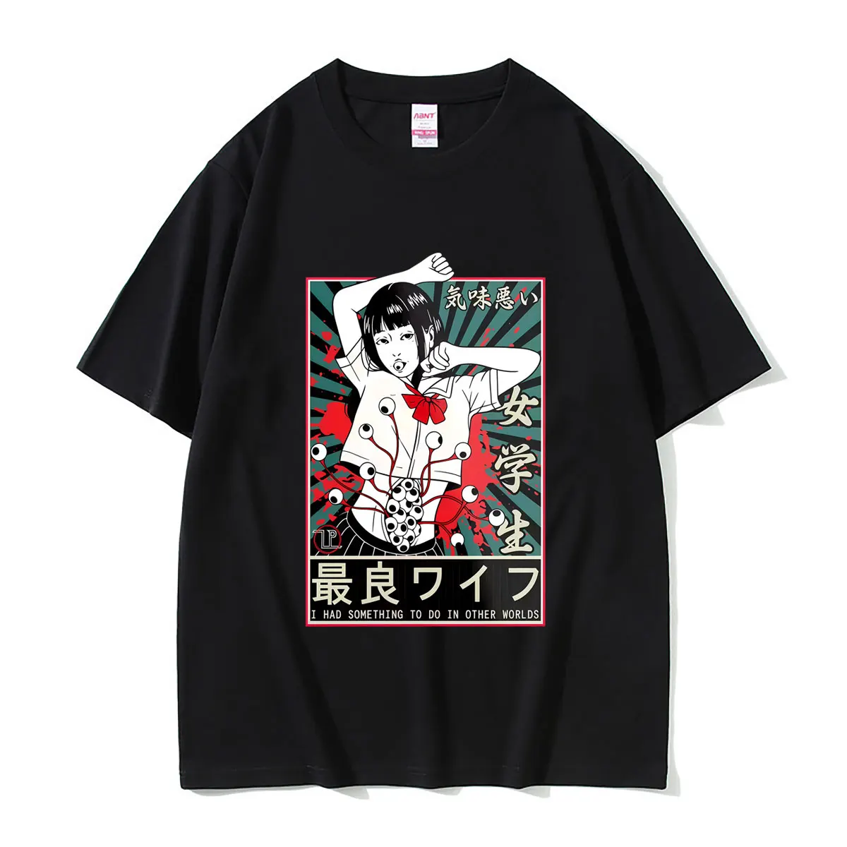 Anime Tomie Junji Ito Merch Tshirt Summer Male Fashion Casual Soft Cotton T-shirt Men Women Vintage Manga Horror Short Sleeve