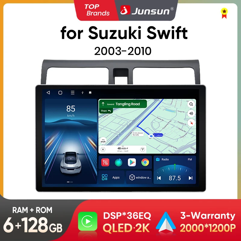 Junsun X7 MAX 13.1“ 2K AI Voice Wireless CarPlay Android Auto Car