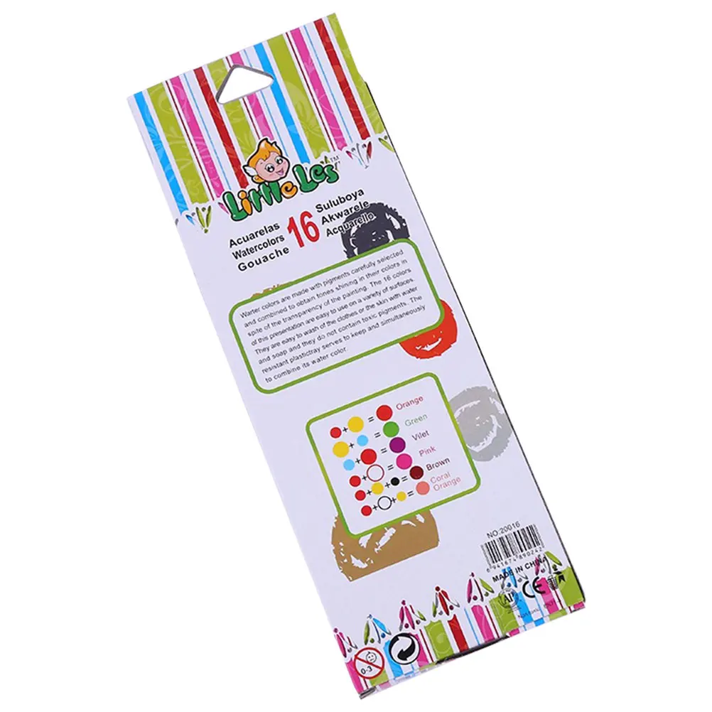 

18 Colors Portable Watercolor Pigment Set Solid Gouache Bright High Saturation Paints for Painting Art Paints Set