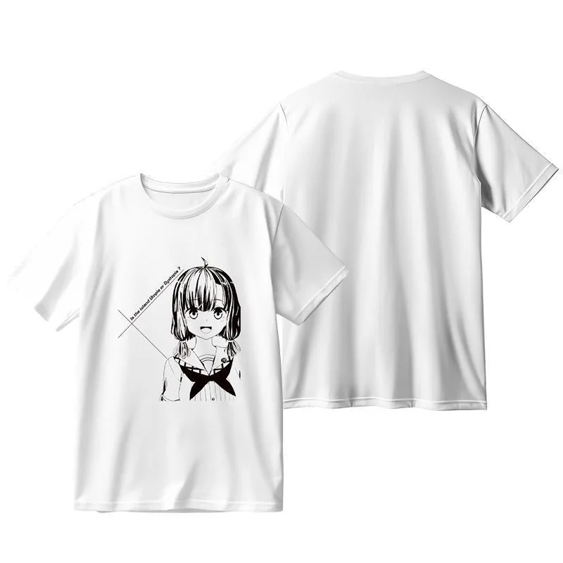جديد أنيمي نوكيتاشي Watarai هينامي هوتوري ميساكي تي شيرت هدية أنيمي قميص الرجال النساء للجنسين قميص أنيمي الملابس