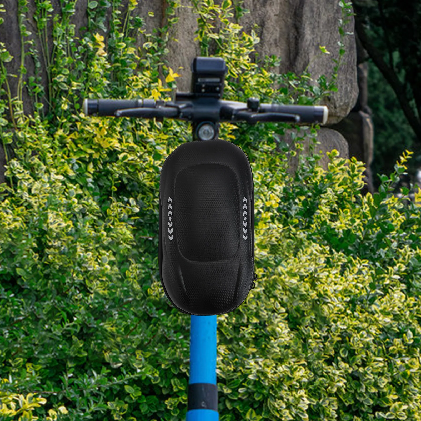 

Сумка для электрического скутера Travel Essentials, сумка-труба 4 л, твердая подвесная сумка из ЭВА, съемный крючок, черный твердый корпус из ЭВА