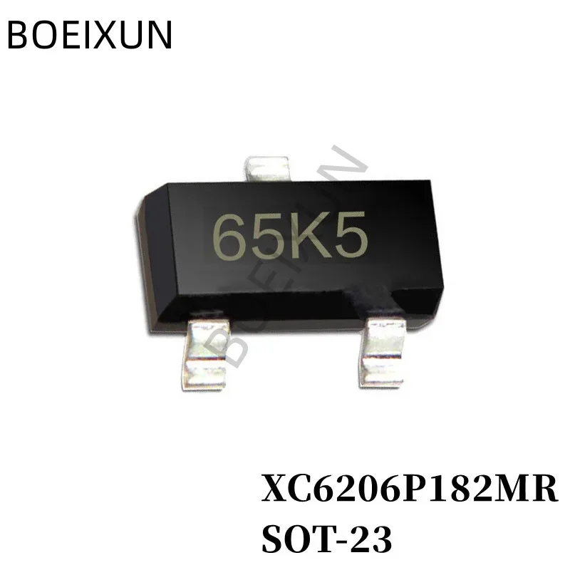 200/500/1000/2000/3000Pcs XC6206P182MR XC6206-1.8 65K5 1.8V SMD Low Dropout Regulator SOT-23 LDO 3-terminal Regulator IC