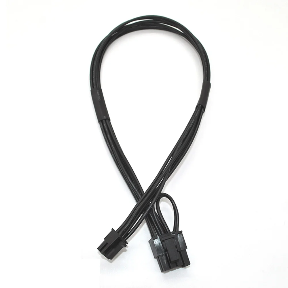 Transfer Video Card Power Cable Laptop Mini PC Portable Receiver Transmission 6-pin to 8-pin Accessories Black