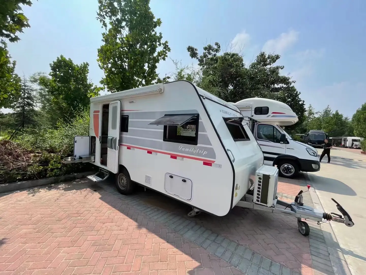 2026 23FT Adventure Family Off Road Caravan Australian Standard Travel Trailer Full Off-Grid Rv Camper Van