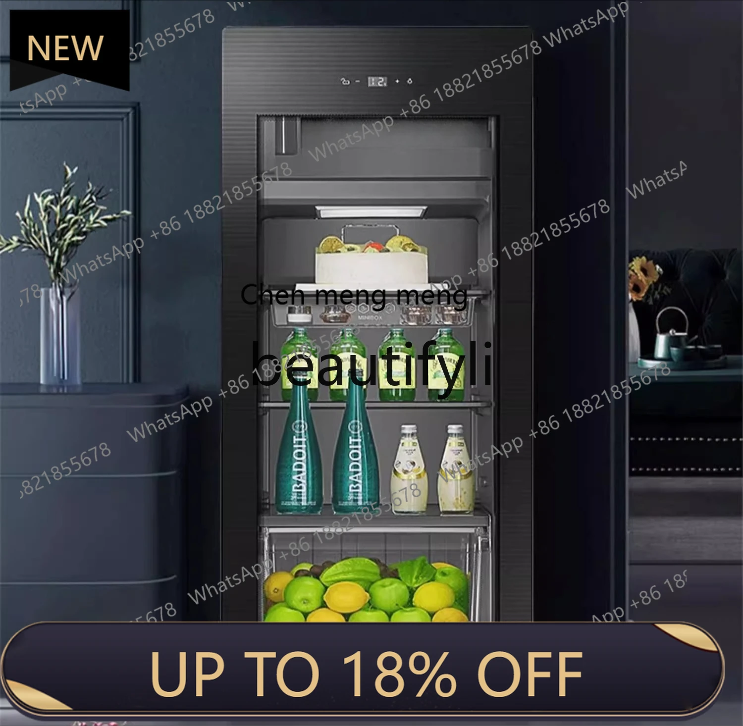 

New arrive Ice bar, wine cabinet office refrigerator freezer silent energy-saving red wine tea, refrigerated fresh-keeping cabin
