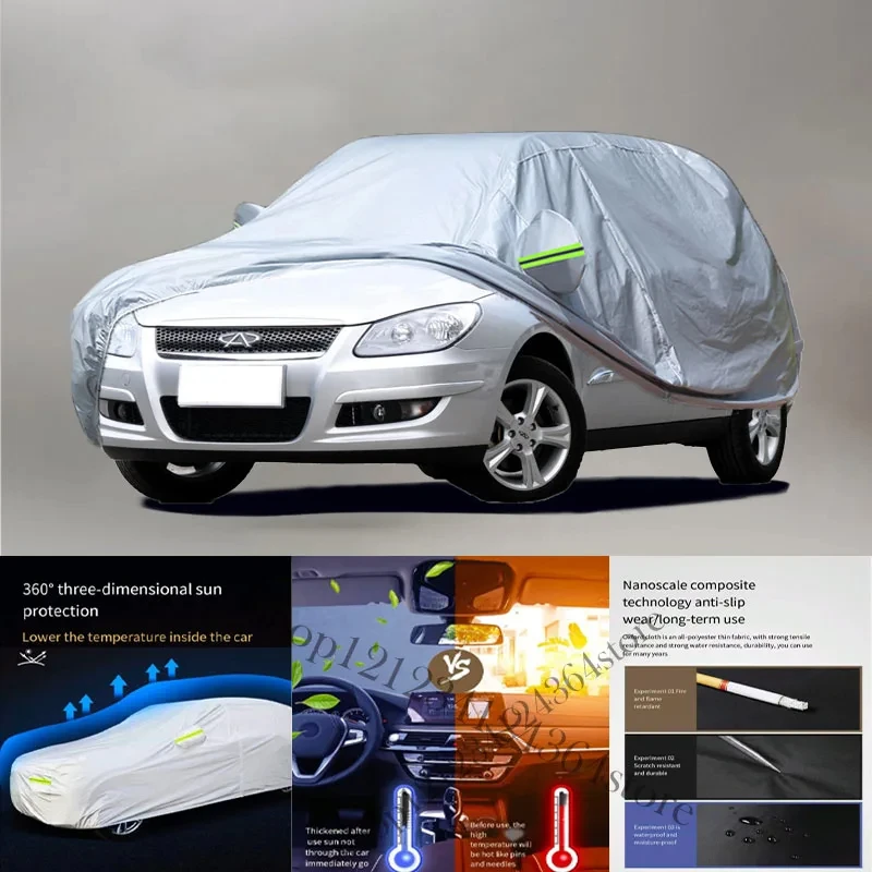 

For Chery-A3 Auto Anti snow Anti dust Anti-uv Anti peeling paint And Anti Rainwater 210t Car cover protection