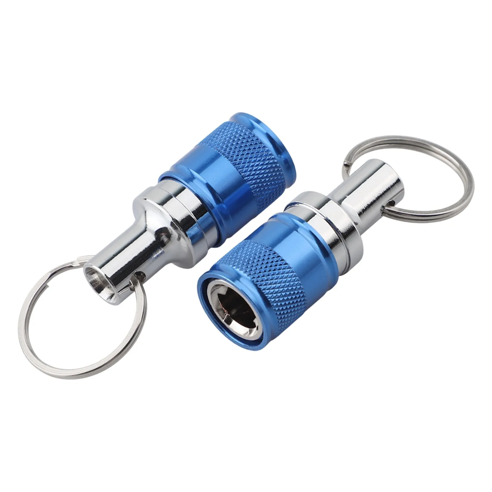 3pcs Screwdriver Bit Holder Keychain Non-Slip Drill Bit Holder Key Chain /4 Bit Holder For Nut Driver Keychain Hand Tools