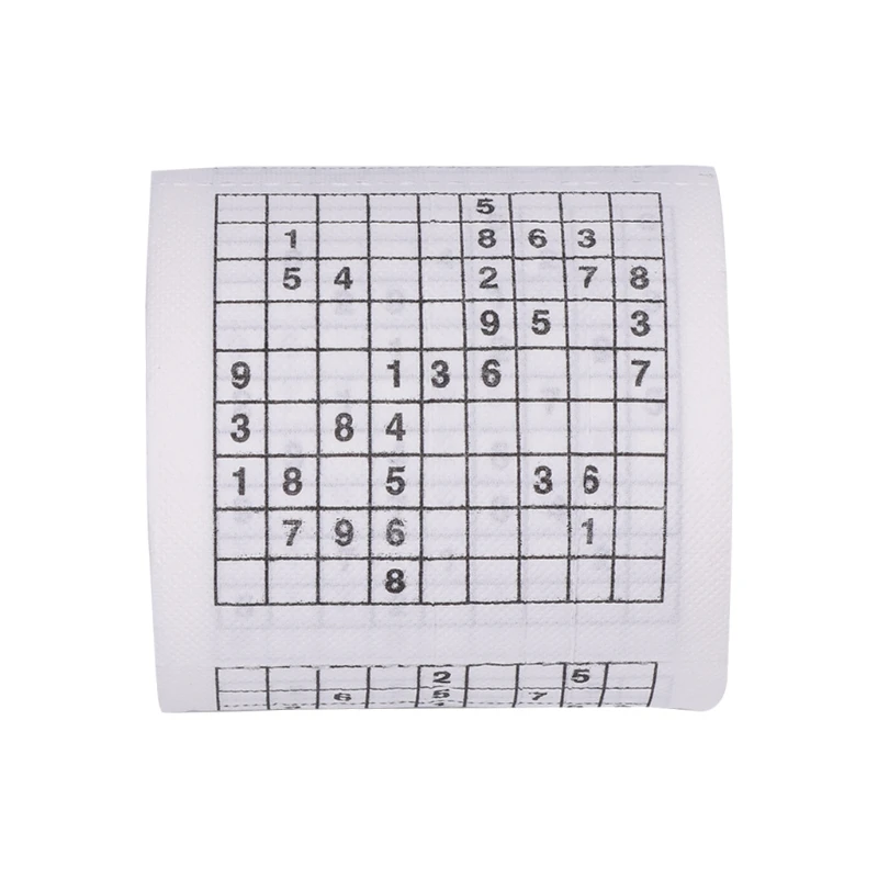 Sudoku Su durable a imprimé le bon jeu puzzle papier rouleau papier hygiénique papier soie