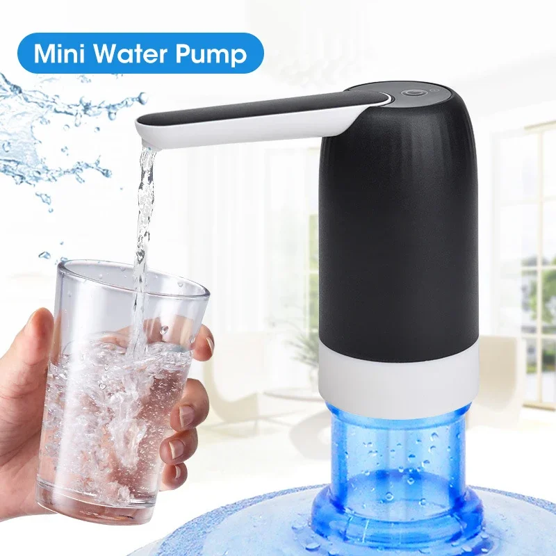 Water Bottle Pump Water Dispenser USB Charging Automatic Water Bottle Pump  Water Pump One Button Switch Of Water Dispenser