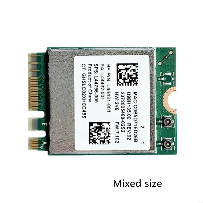 RTL882CE CARD WIFI REDEM 2.4/5.8G Bluetooth5.0 Antena IPX compatível com 1200Mbps