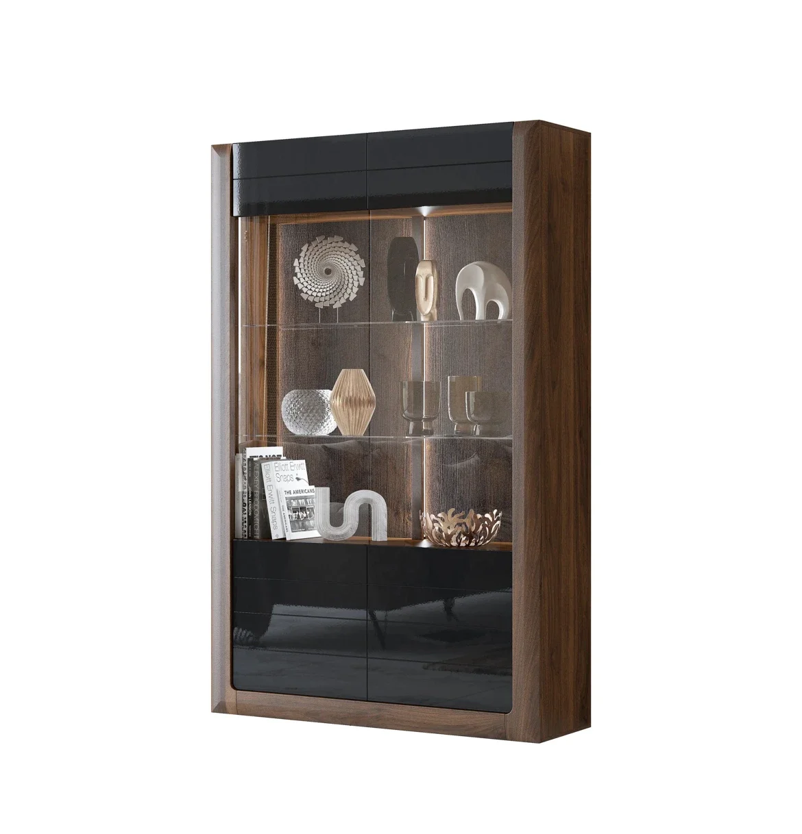 

#Living Room Display Cabinet High-End dining room restaurant Customized solid wood Wine Cabinet
