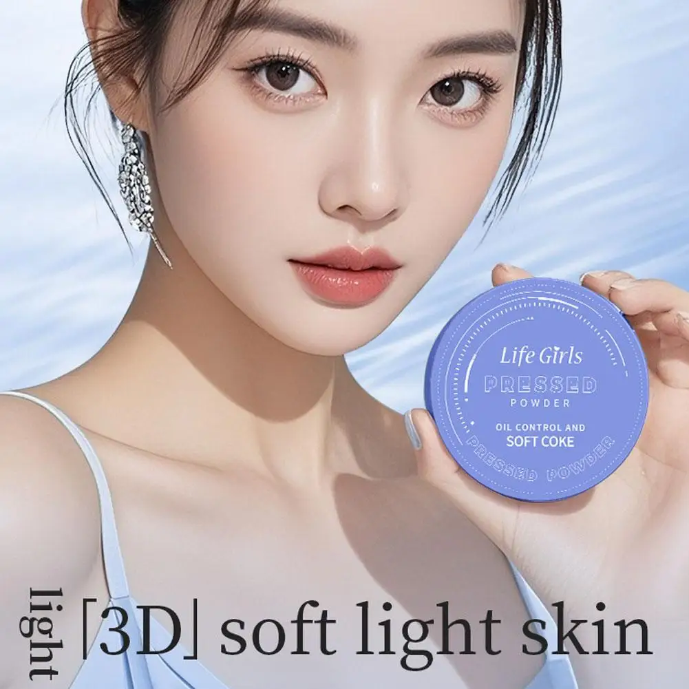 Oil Control Pressed Powder, Matte Smooth Face Setting Powder, Waterproof Long Lasting Makeup Cosmetic Flawless Face Powder