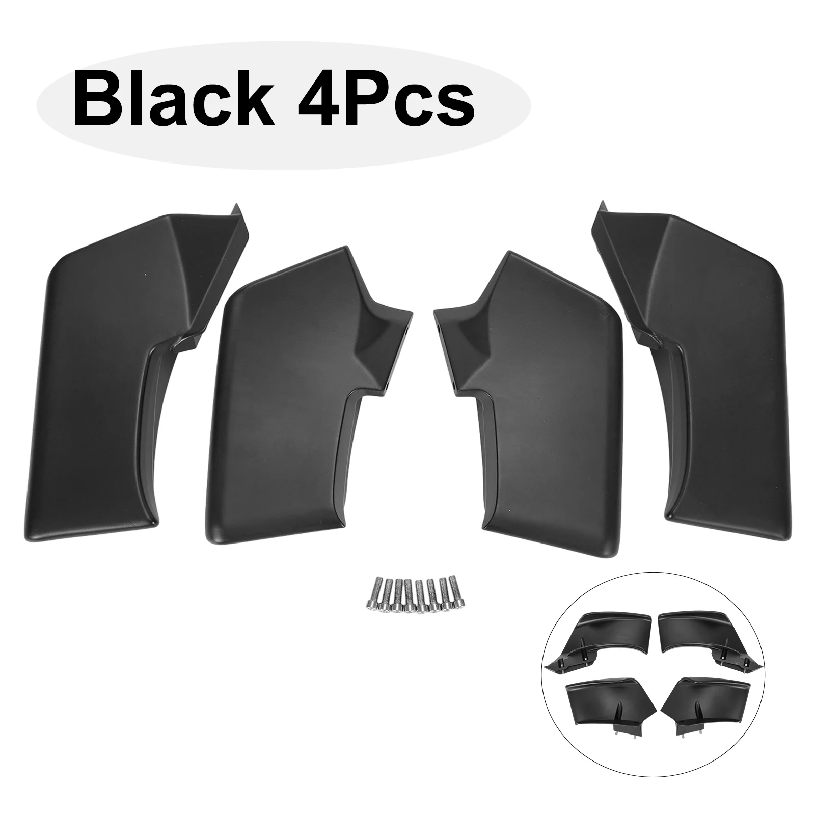 

4pcs For DUCATI Streetfighter V4 /S/SP 2020-2023 V2/S Carbon Fiber Spoiler Fxed Winglets Wings Motorcycle Winglet Wing Kit