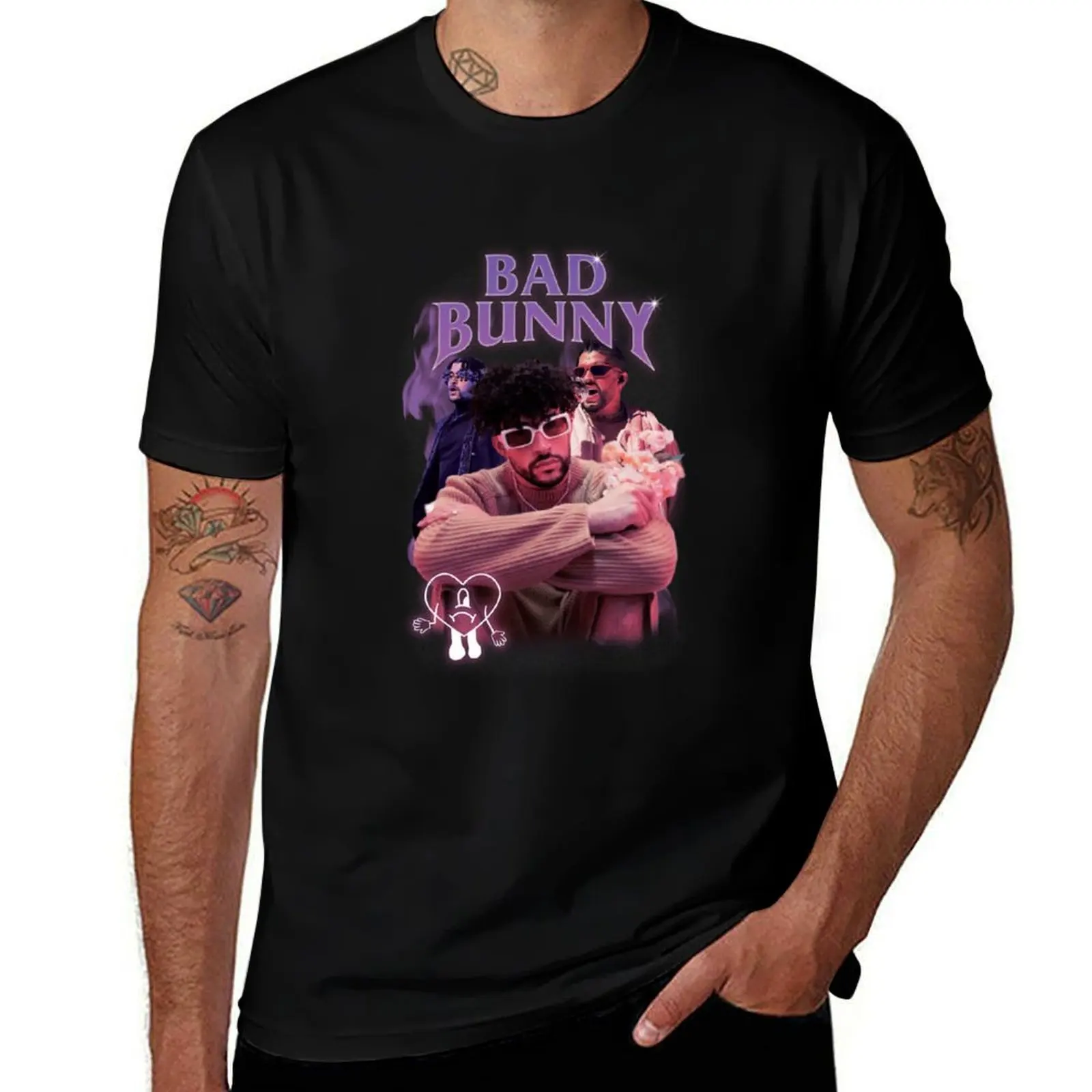 

Bad Bunny T-Shirt All Match Print Short Sleeve Top