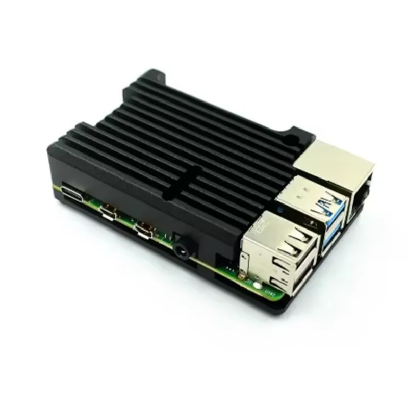Aluminum Case Alloy Armor with Cooling Heatsink Dual Fan for Raspberry Pi 4 Model B