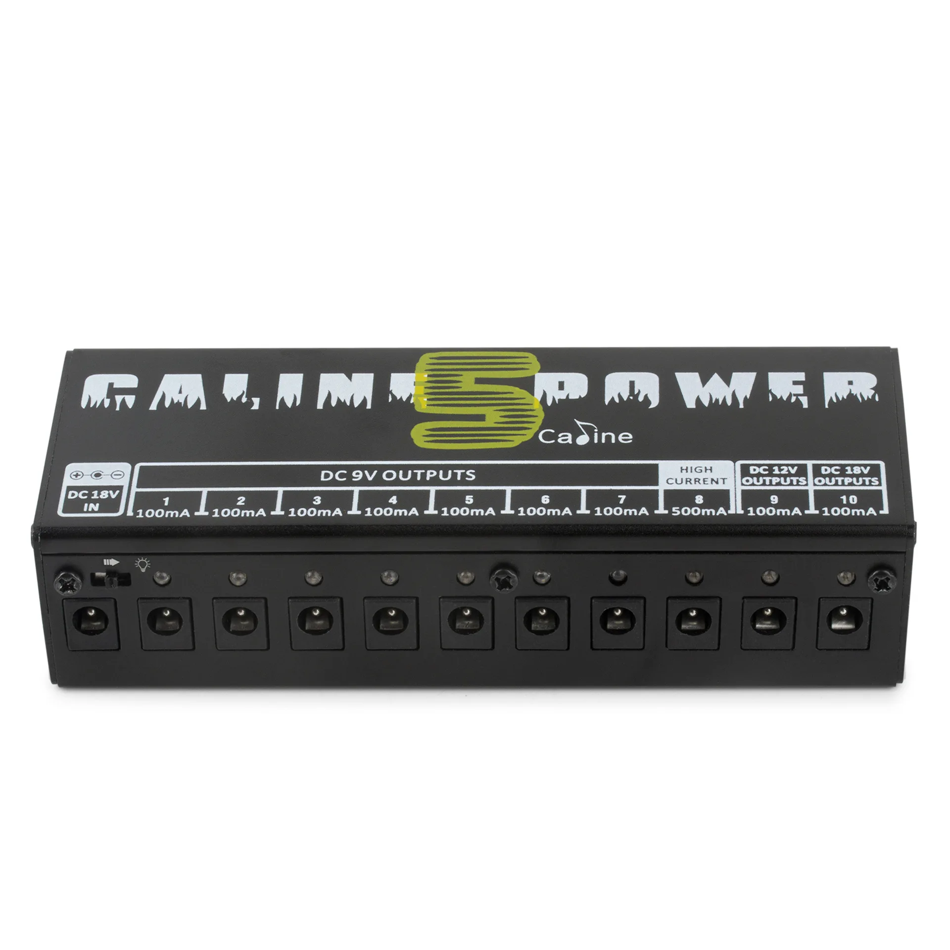 

Hooqu Guitar Effect Pedal Power Supply 10 Independent DC 9V 12V 18V Outputs Pedal Board Power Supply 100240V EU Plug