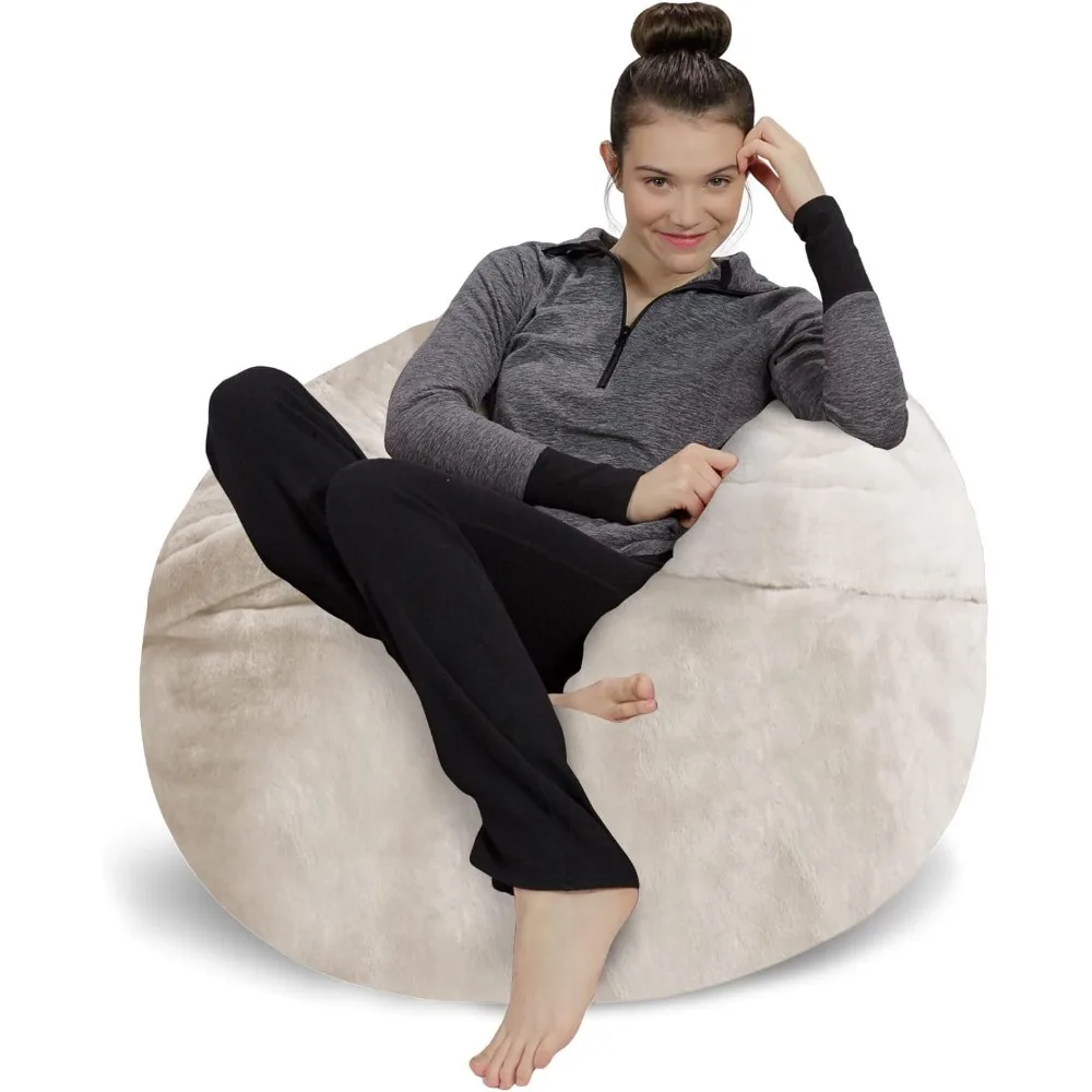 

Sofa Sack - Plush Ultra Soft Bean Bag Chairs for Kids, Teens, Adults - Memory Foam Beanless Bag Chair with Microsuede Cover