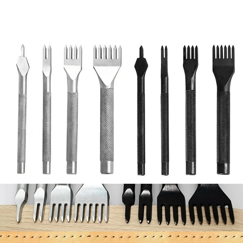 ABXF-4 шт., нескользящий алмазная огранка, кожаный инструмент «сделай сам», косая плоская огранка, гальваника, сшитая вручную алмазная огранка (5 мм)