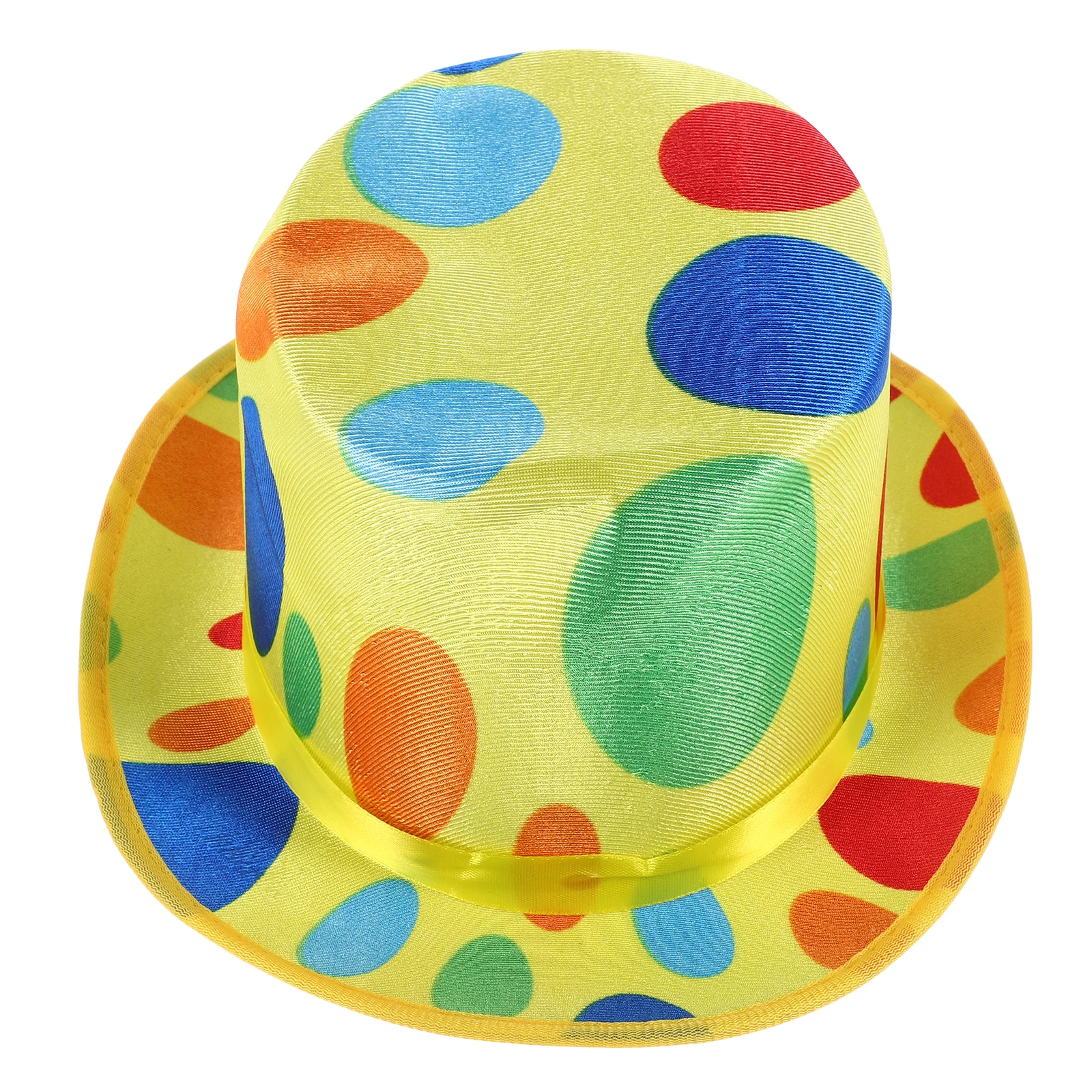 

Eyecatching Clown Hat Knitted Fabric Cosplay Costume Cap Mardi Gras Halloween Stage Performance